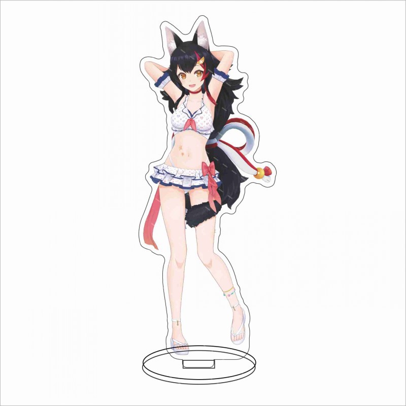16CM Anime Hololive Shirakami  - Figma Stand Set ulasan dan harga