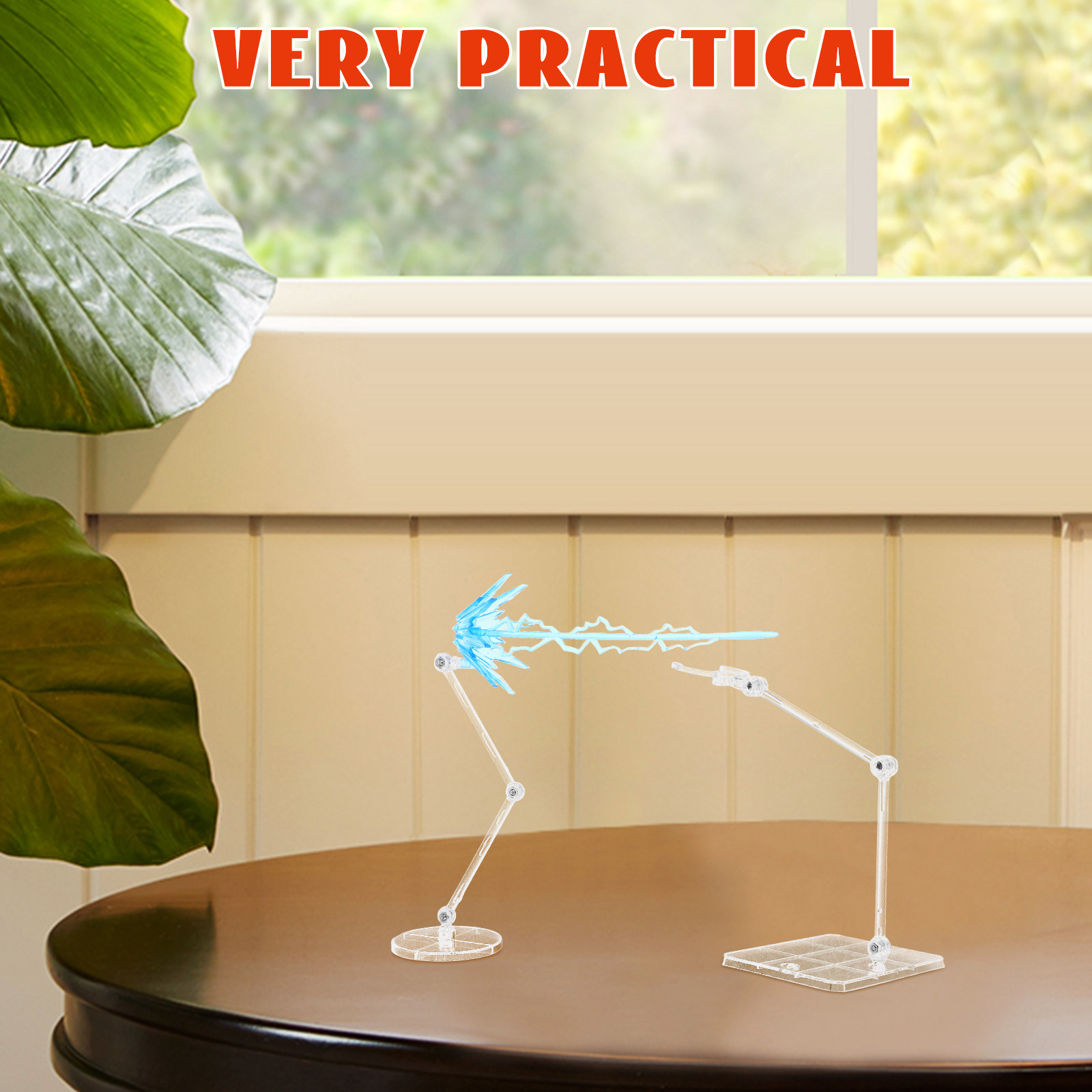 1Set Clear Adjustable Action F - Action Figure Stand ulasan dan harga