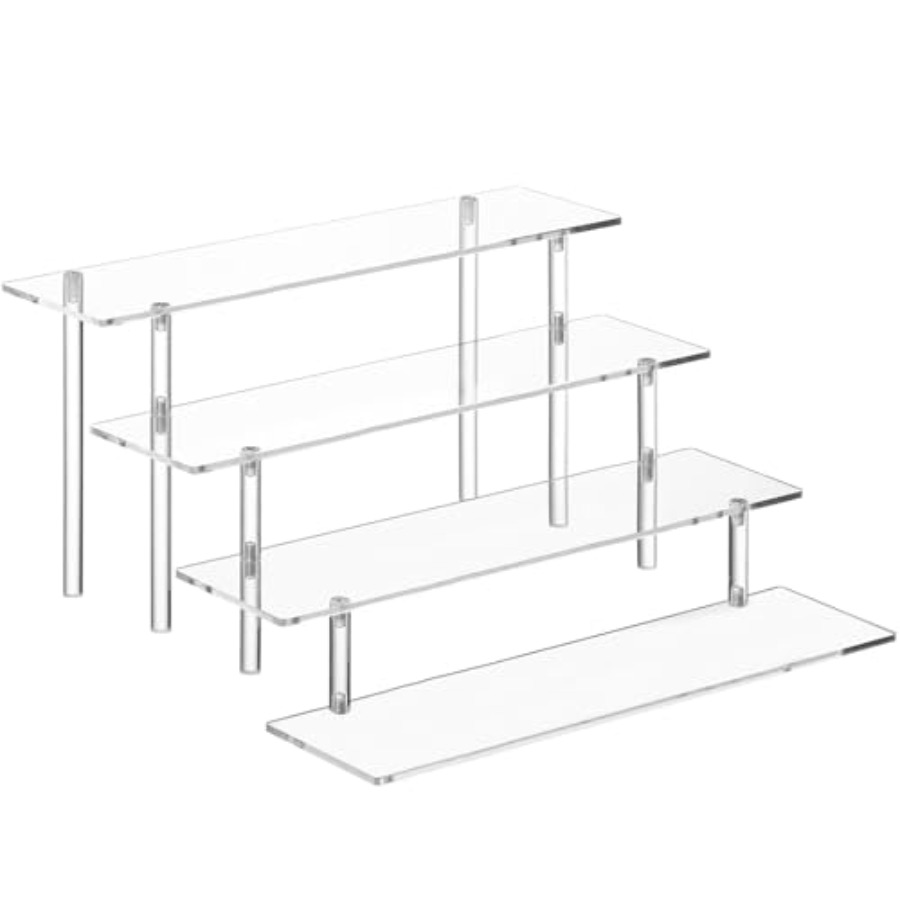 4 Tier Acrylic Perfume Organiz - Display Risers Set ulasan dan harga