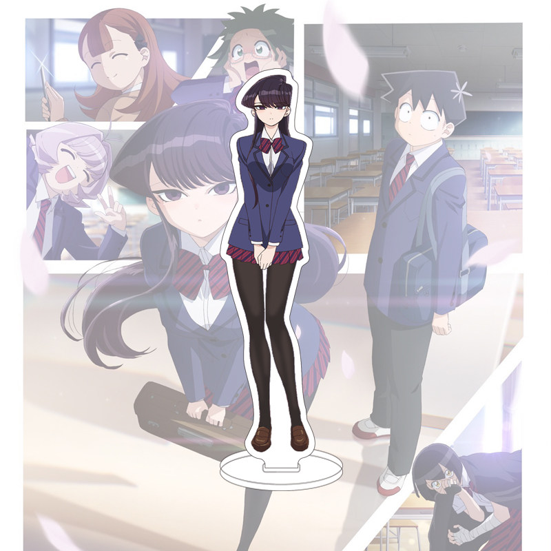16CM Anime Komi Can't Communic - Figma Stand Set ulasan dan harga