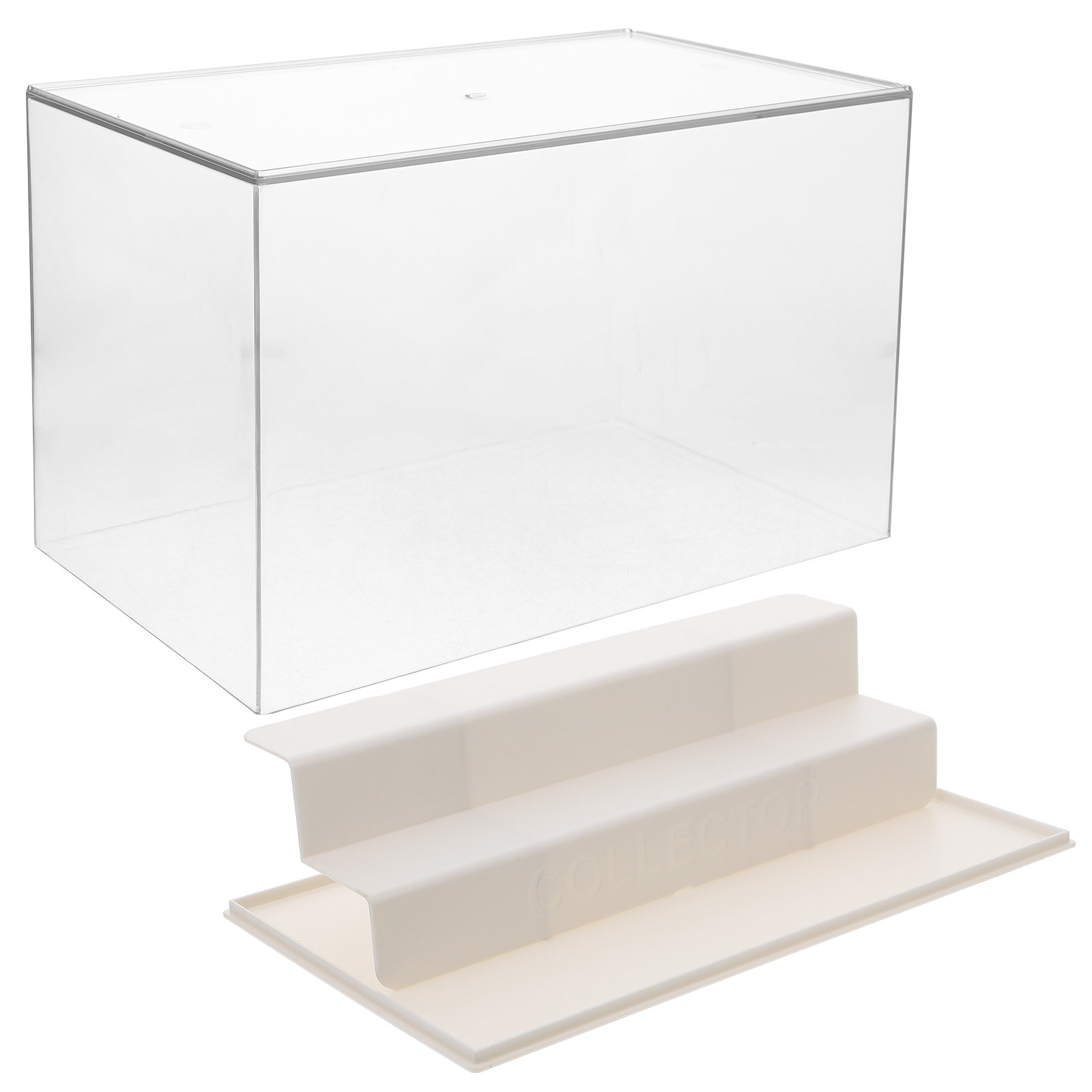 Clear Three Layer Display Case - Action Figure Stand ulasan dan harga