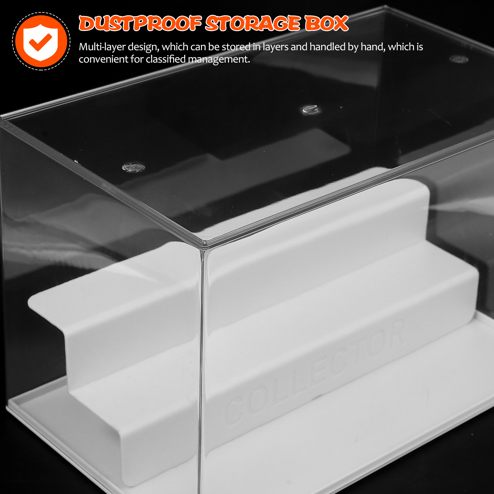 Clear Three Layer Display Case - Action Figure Stand ulasan dan harga