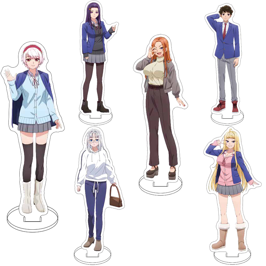 16CM Acrylic Figure Stand Anim - Figma Stand Set ulasan dan harga