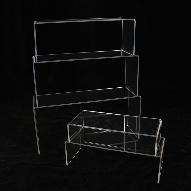 U-shaped Clear Acrylic Display - Display Risers Set ulasan dan harga